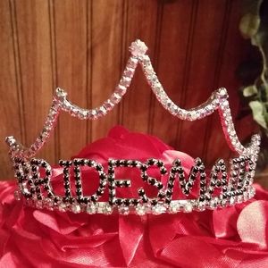 3 Bridesmaids Bachelorette Hen Party Tiara Crown